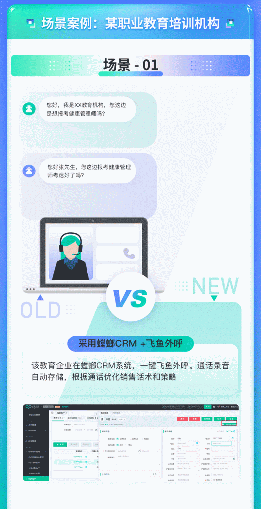 螳螂CRM客户管理系统+飞鱼外呼系统合作案例！线索接通率高达91%