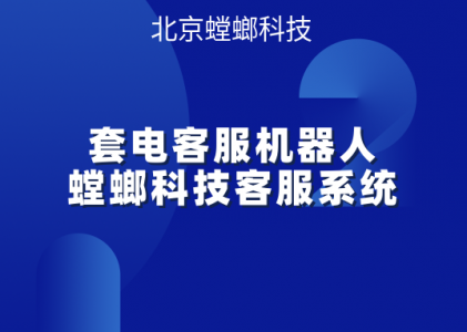 套电客服机器人，颠覆传统服务模式-螳螂科技客服系统