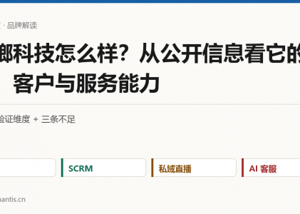 螳螂科技怎么样？从公开信息看它的产品、客户与服务能力